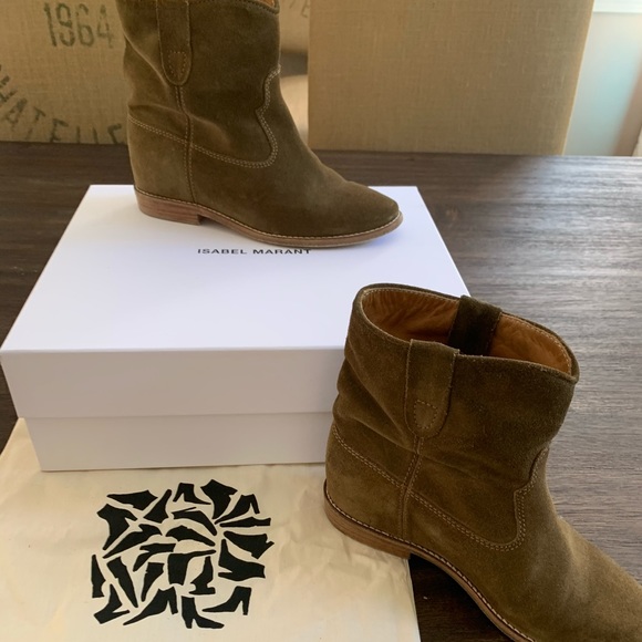 Isabel Marant Crisi Suede Bootie Size 6 - Picture 8 of 9